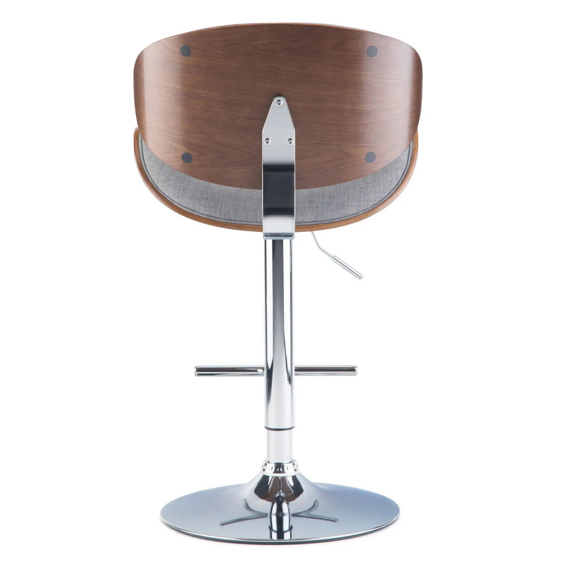 Marana - Multifunctional Handcrafted Bentwood Adjustable Swivel Bar Stool by HouseOfZazla