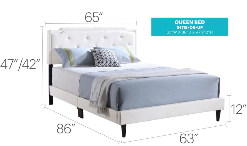 Button Tufted Bed Charming For Cozy Spaces by HouseOfZazla