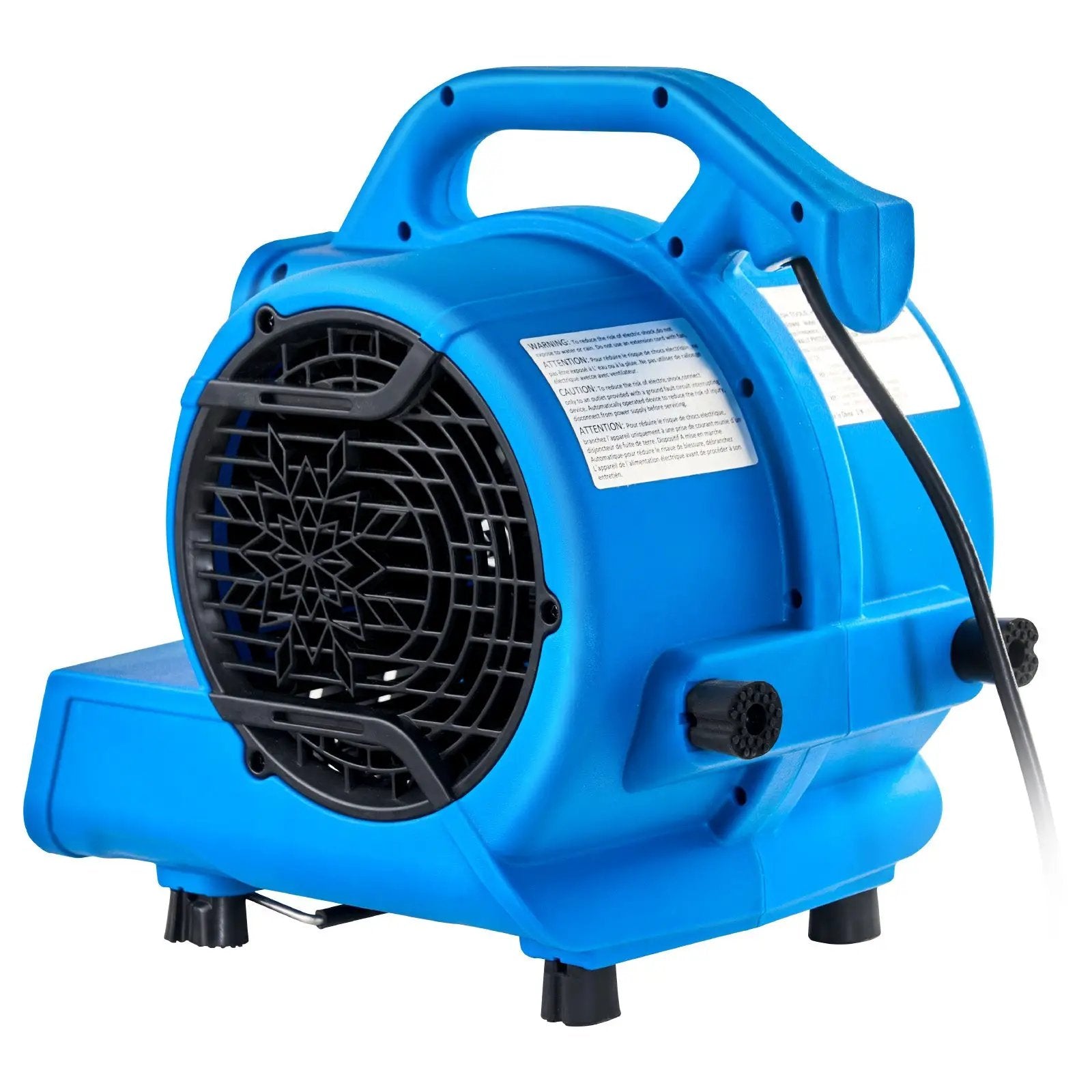 Floor Blower 1360 RPM 600 CFM Air Mover with 4 Blowing Angles 3-Speeds by HouseOfZazla