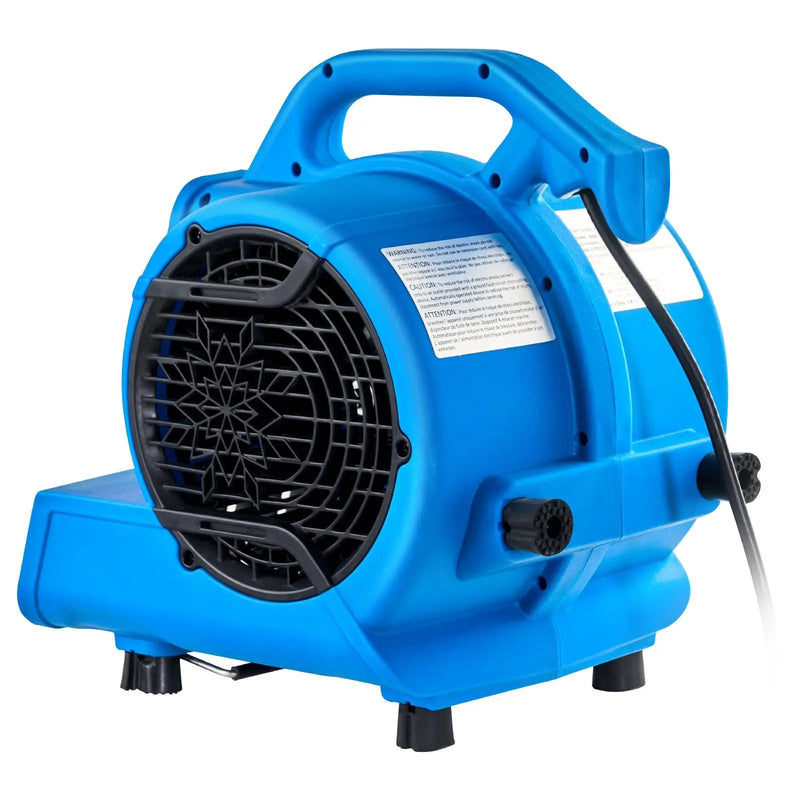 Floor Blower 1360 RPM 600 CFM Air Mover with 4 Blowing Angles 3-Speeds by HouseOfZazla
