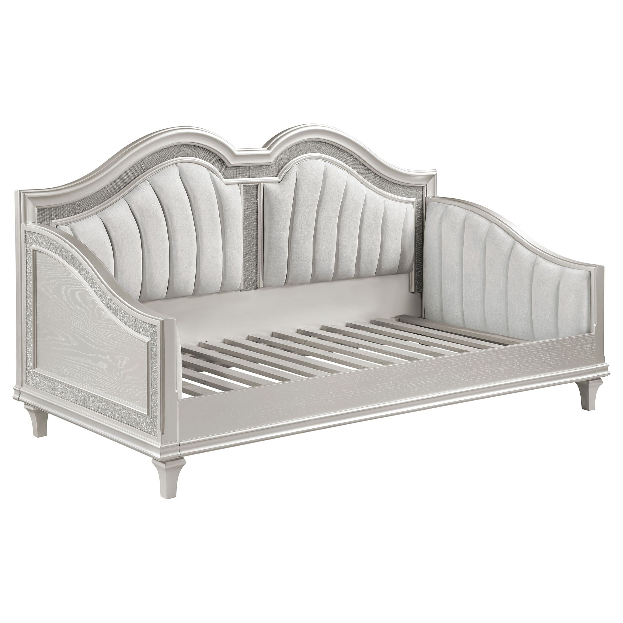 Aurelia - Twin Daybed With Trim Upholstery - Oak by HouseOfZazla