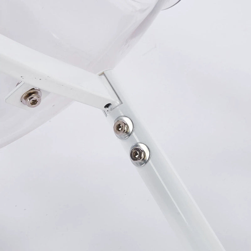 Transparent Dining Chair (Set of 4) - Matte White by Unique Piece Furniture