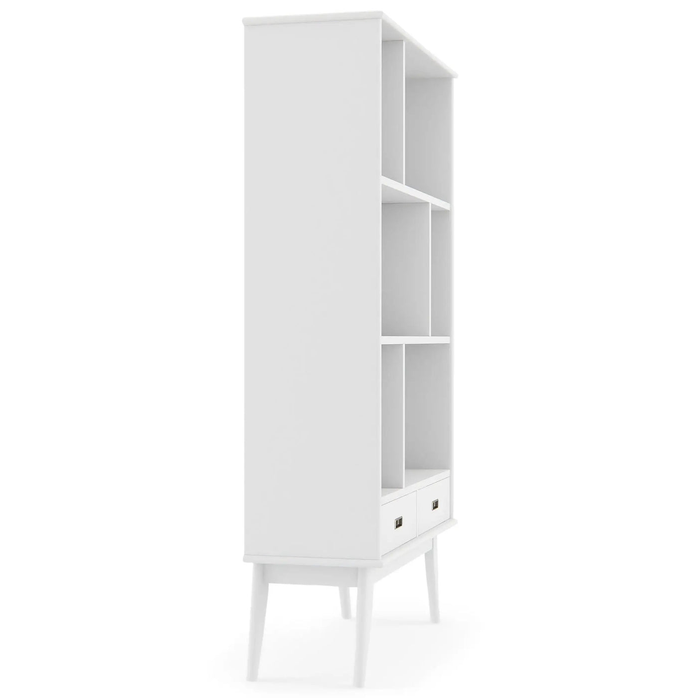 Draper - Mid Century Wide Bookcase And Storage Unit by HouseOfZazla
