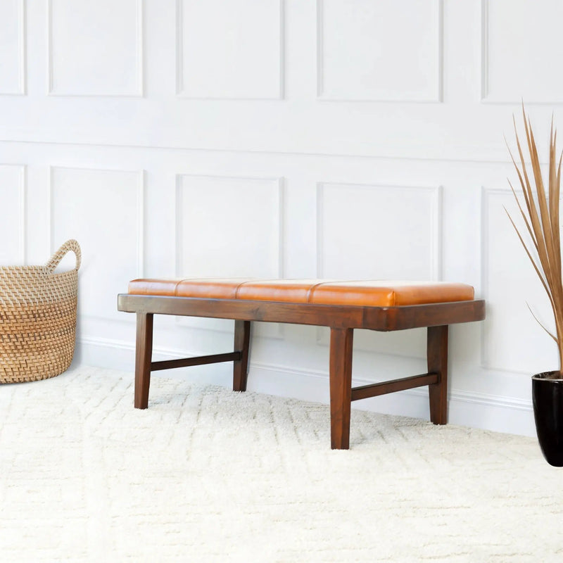Maddox - Bench - Rustic / Tan by Unique Piece Furniture