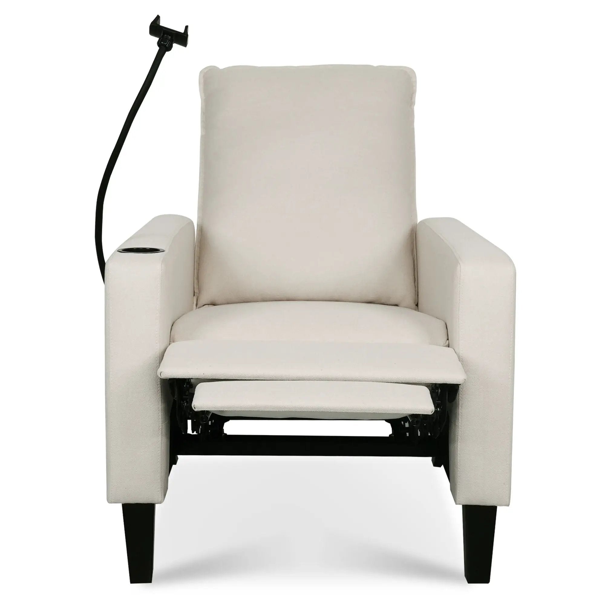 Recliner Chairs For Adults, Adjustable Recliner Sofa With Mobile Phone Holder & Cup Holder, Modern Reclining Chairs Fabric Push Back Recliner Chairs For Living Room, Bedroom by HouseOfZazla