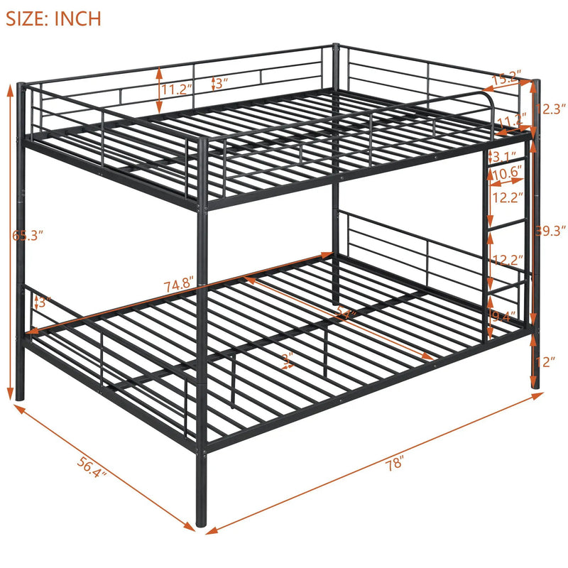 Steel Construction Bunk Bed by Unique Piece Furniture