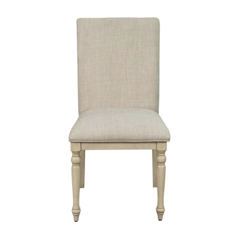 Fiona - Upholstered Dining Chair With Turned Legs (Set of 2) - Light Gray by Unique Piece Furniture