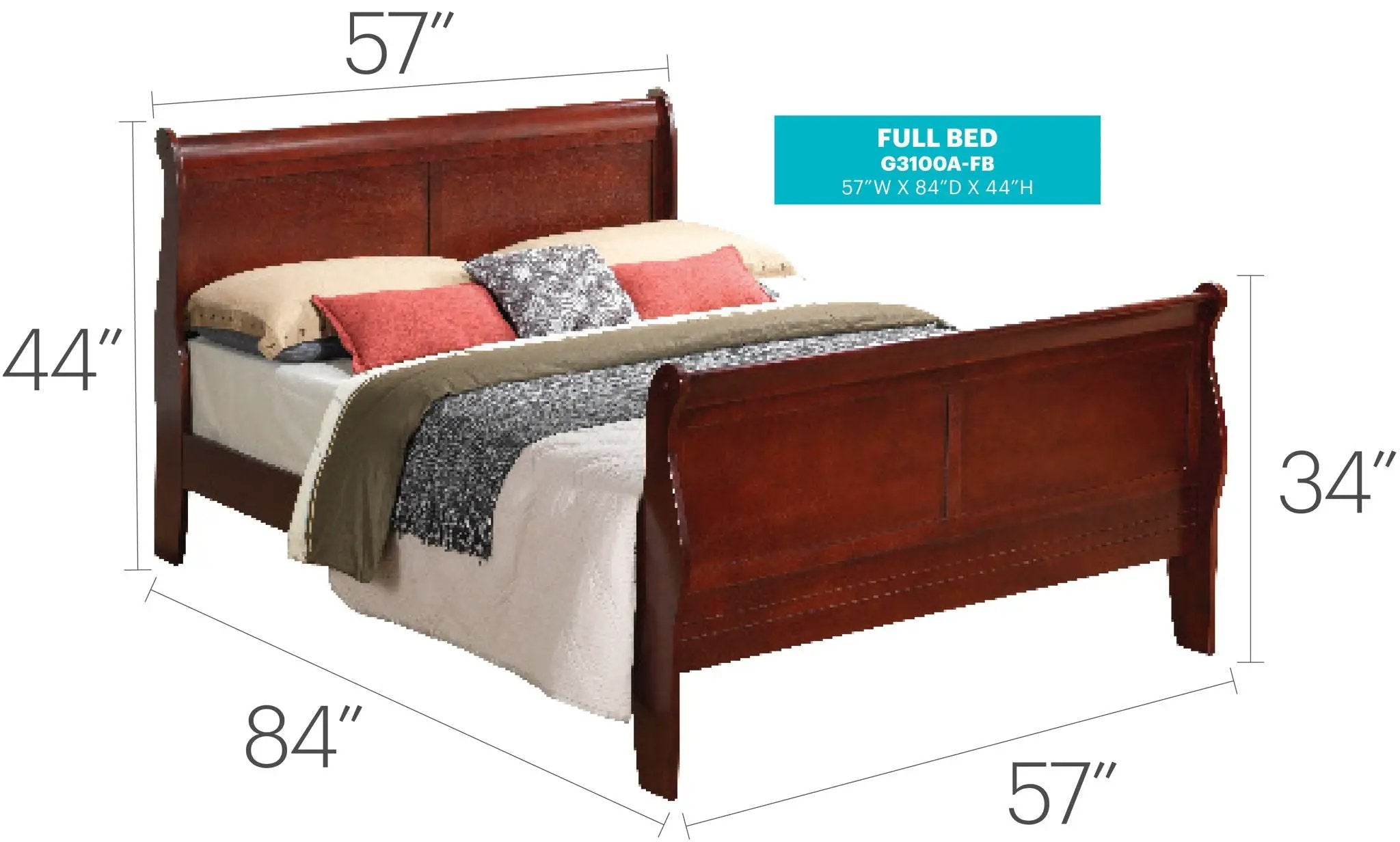 Panel Sleigh Bed by Unique Piece Furniture