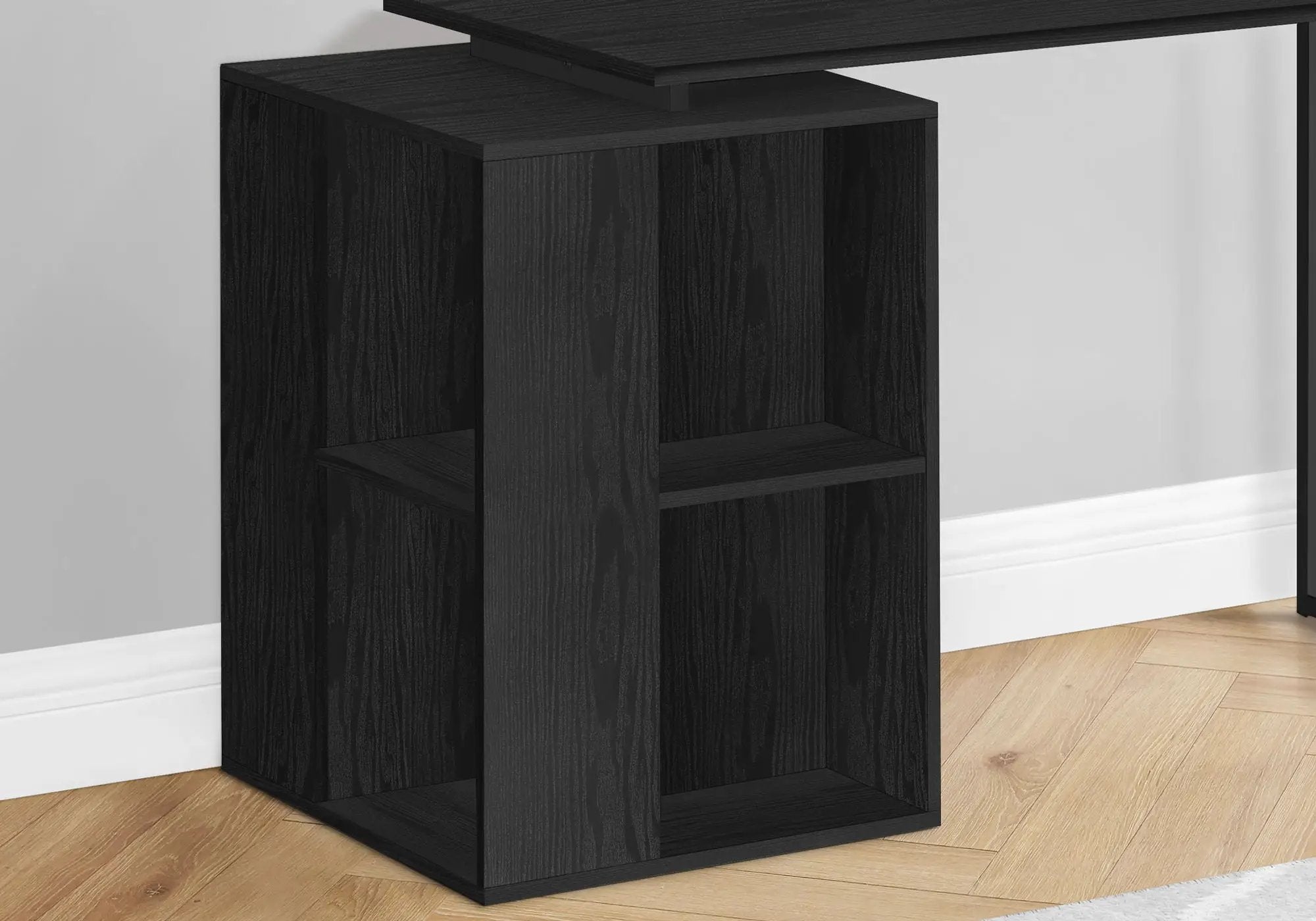 Computer Desk with Left/Right Setup and Storage Shelves by HouseOfZazla