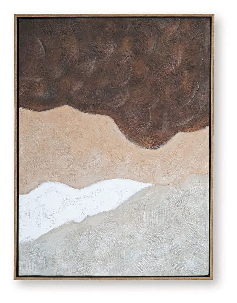 Fanthorne - Wall Art - Tan / Brown / White by Unique Piece Furniture