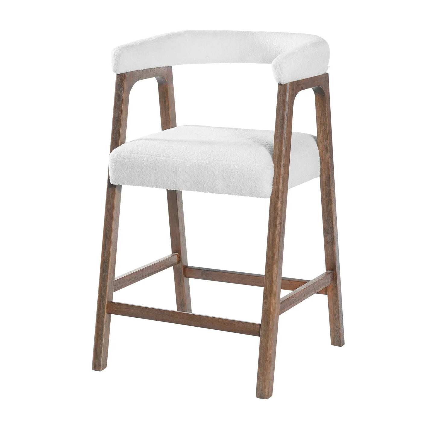 26'' Seat Height Bar Stools with Back - Set of 2 by HouseOfZazla