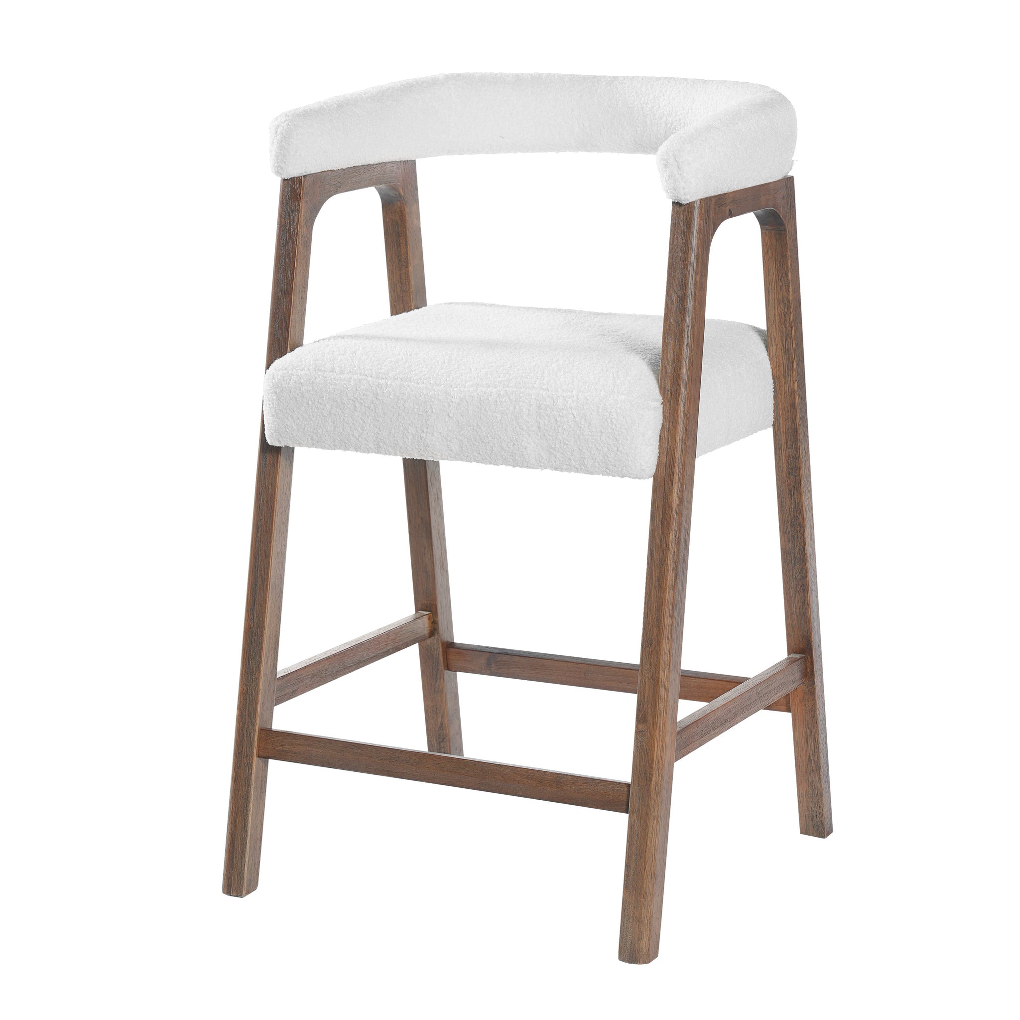 26'' Seat Height Bar Stools with Back - Set of 2 by HouseOfZazla