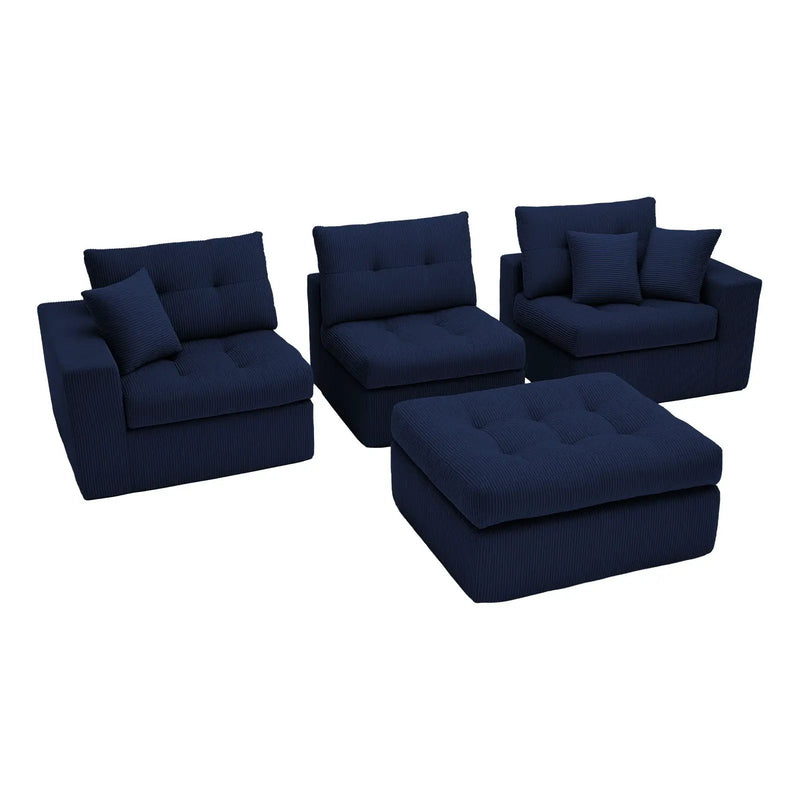 Corner Chaise L-Shaped Sectional Sofa Bed by Unique Piece Furniture
