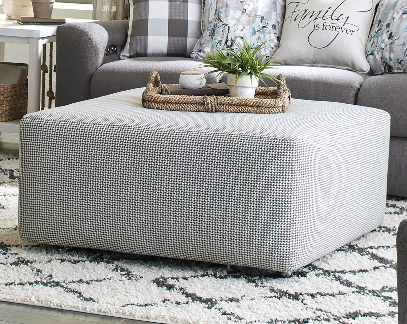 Searsport - Castered Cocktail Ottoman by Unique Piece Furniture