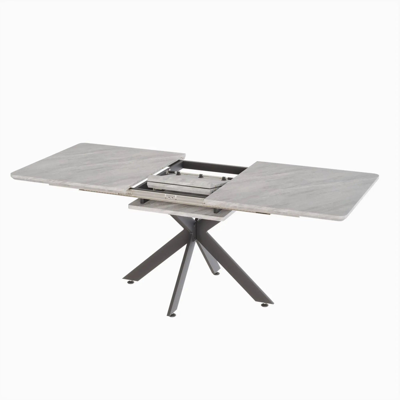 Modern Mid-Century Dining Table Set With Extendable Design by HouseOfZazla