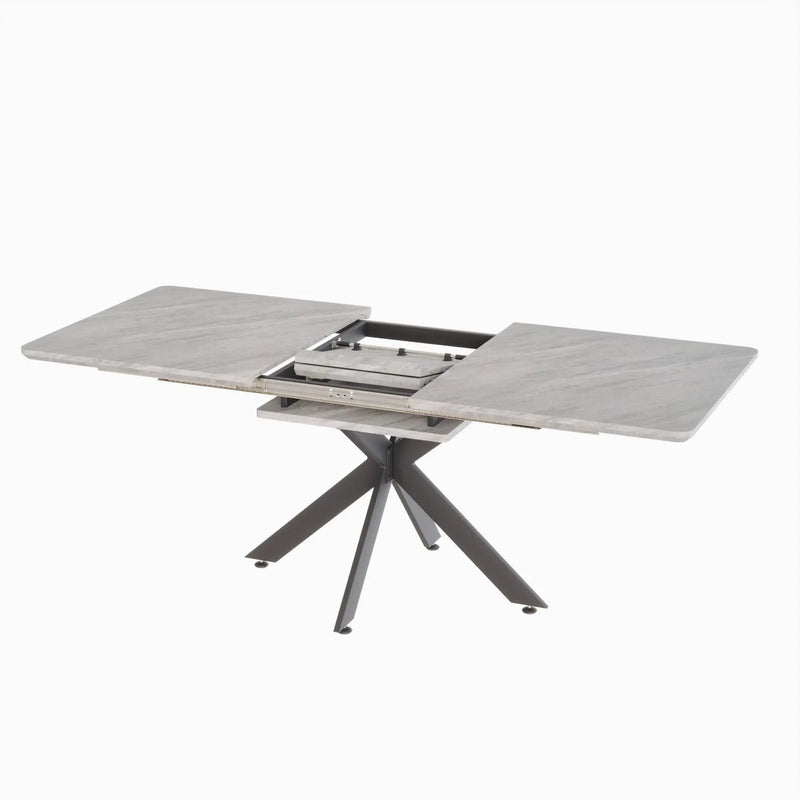 Modern Mid-Century Dining Table Set With Extendable Design by HouseOfZazla