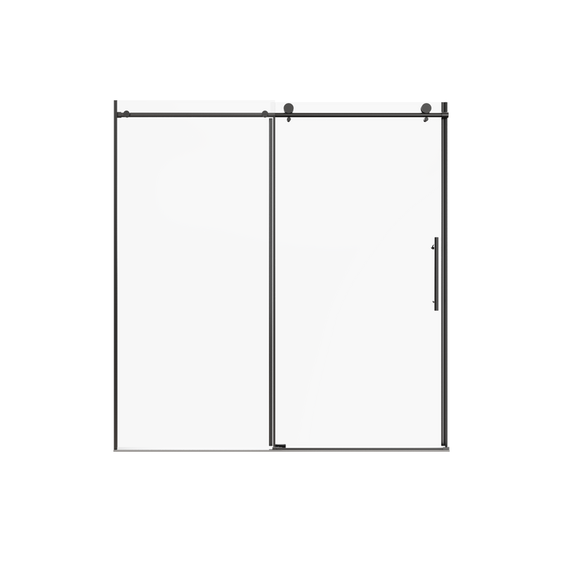 Frameless Single Sliding Shower Door by HouseOfZazla