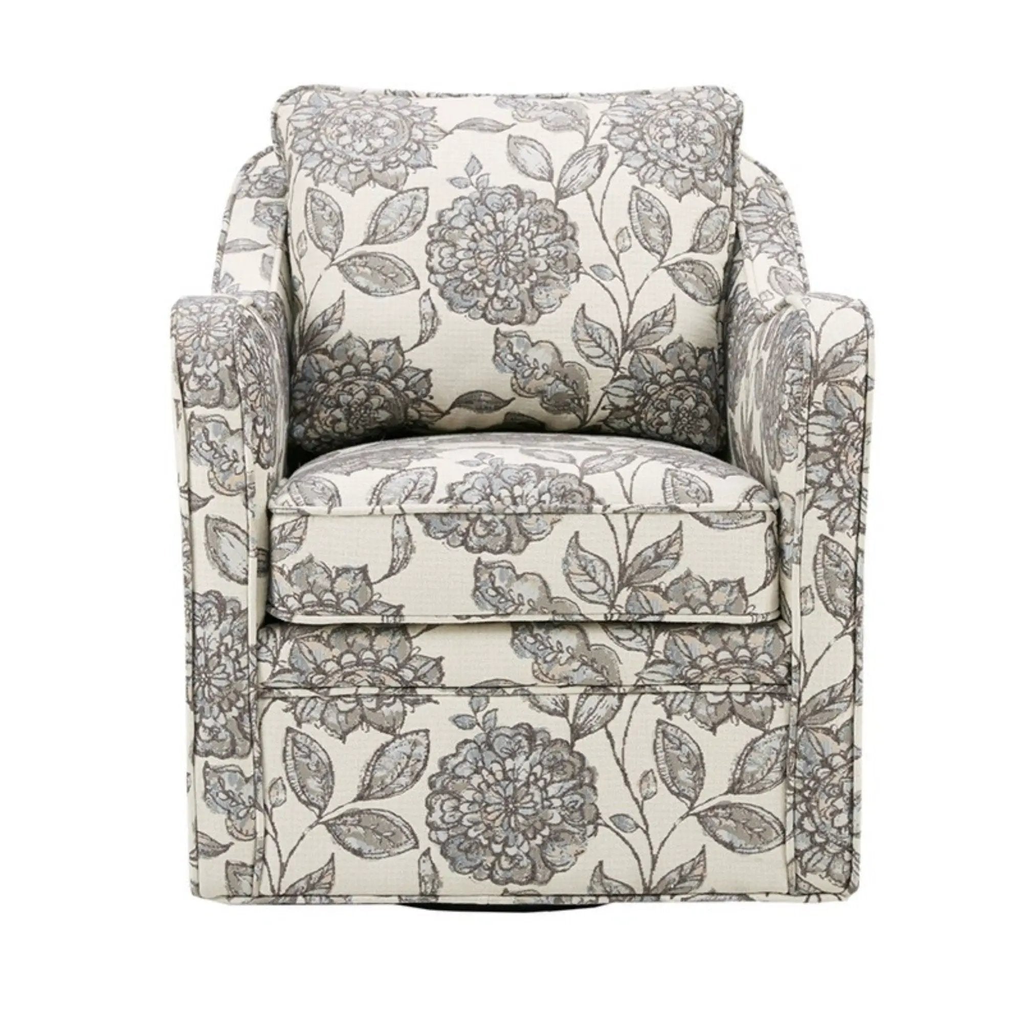 Wide Seat Arm Chair With 360 Degree Rotation by HouseOfZazla