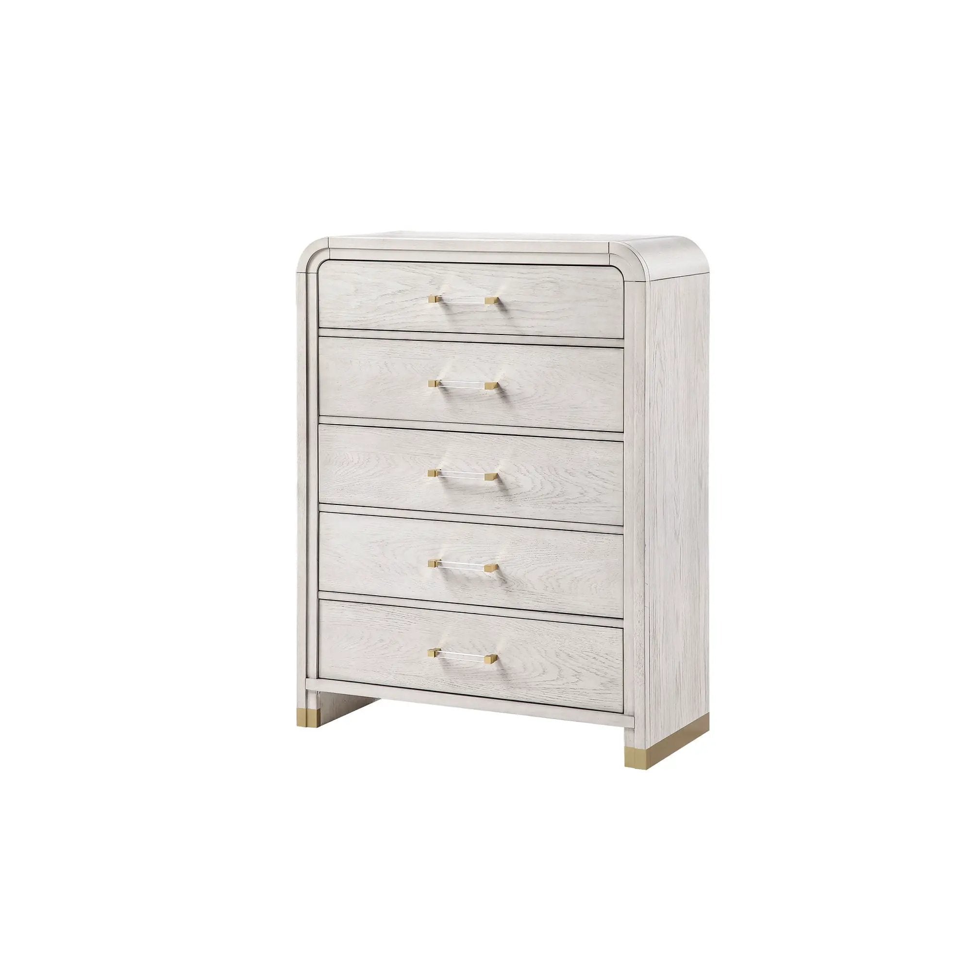 Malco - Chest, Gold Accents - Oak by Unique Piece Furniture