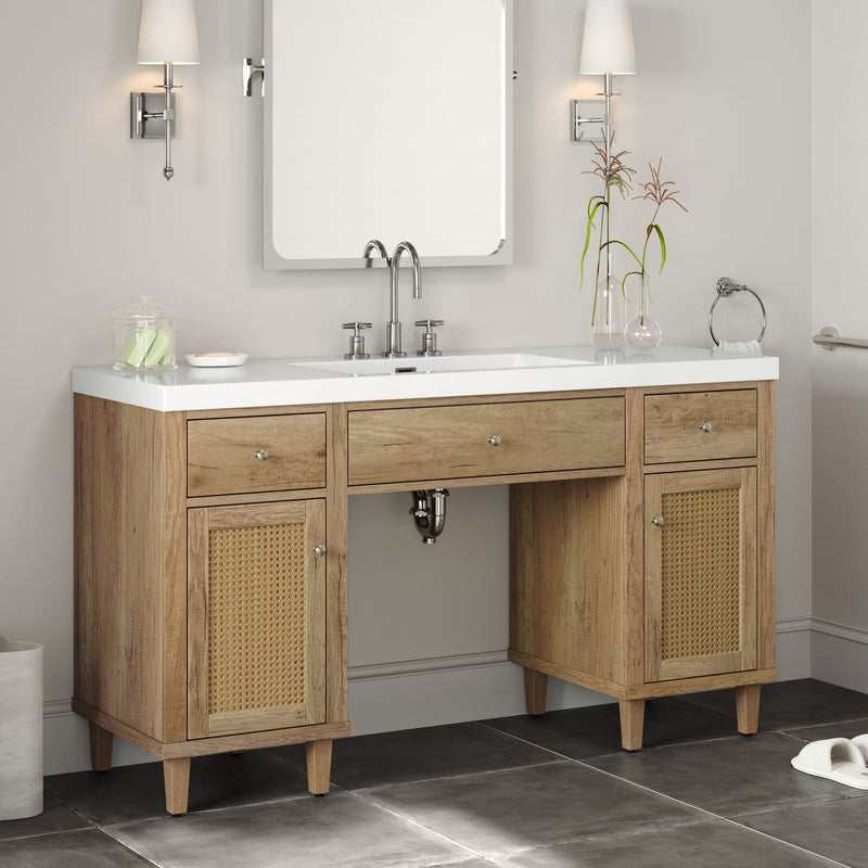 Bathroom Vanity With Sink, Spacious Storage Cabinet by HouseOfZazla