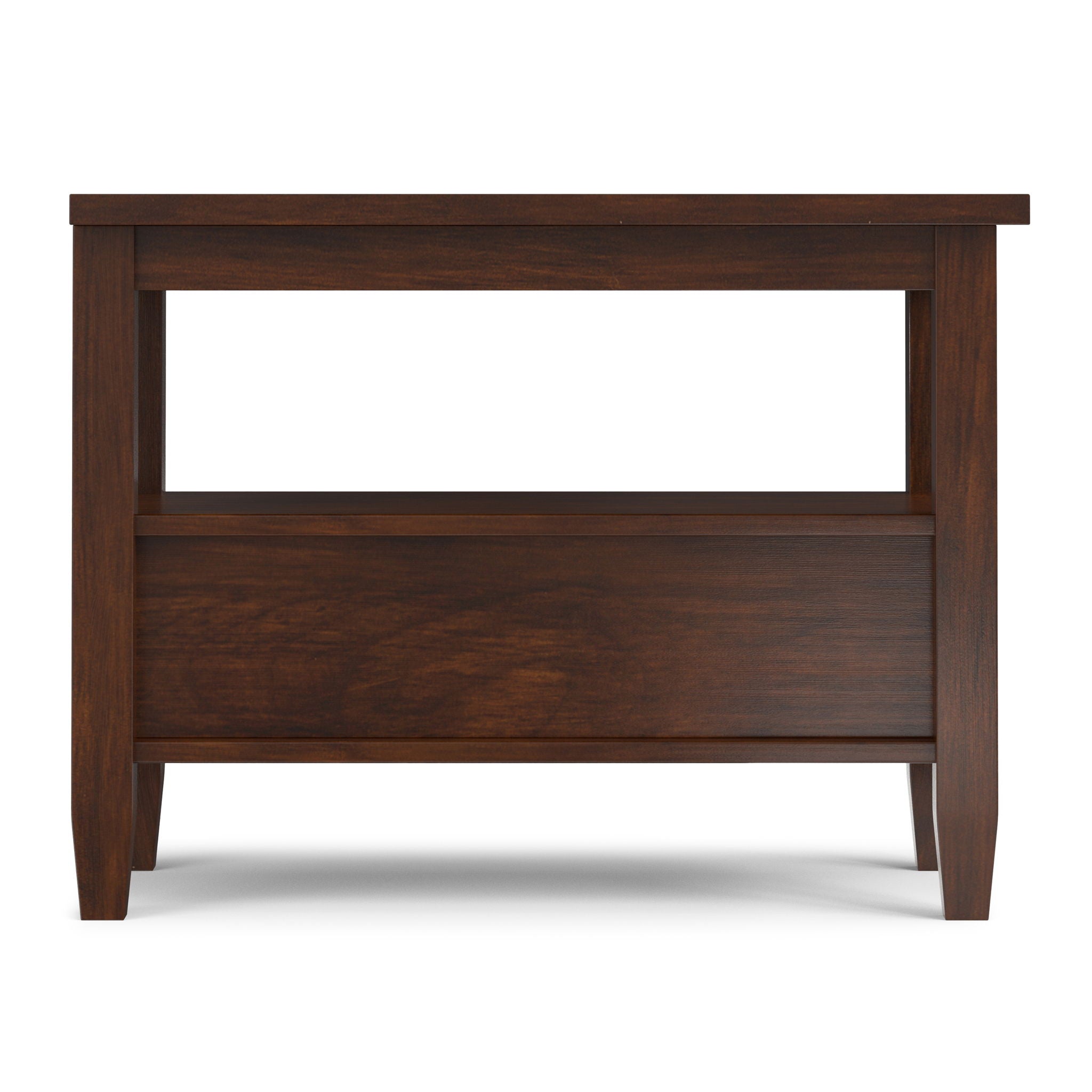 Warm Shaker - Narrow Side Table - Brown by HouseOfZazla