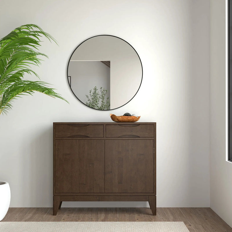Harper - Entryway Storage Cabinet - Walnut Brown by HouseOfZazla