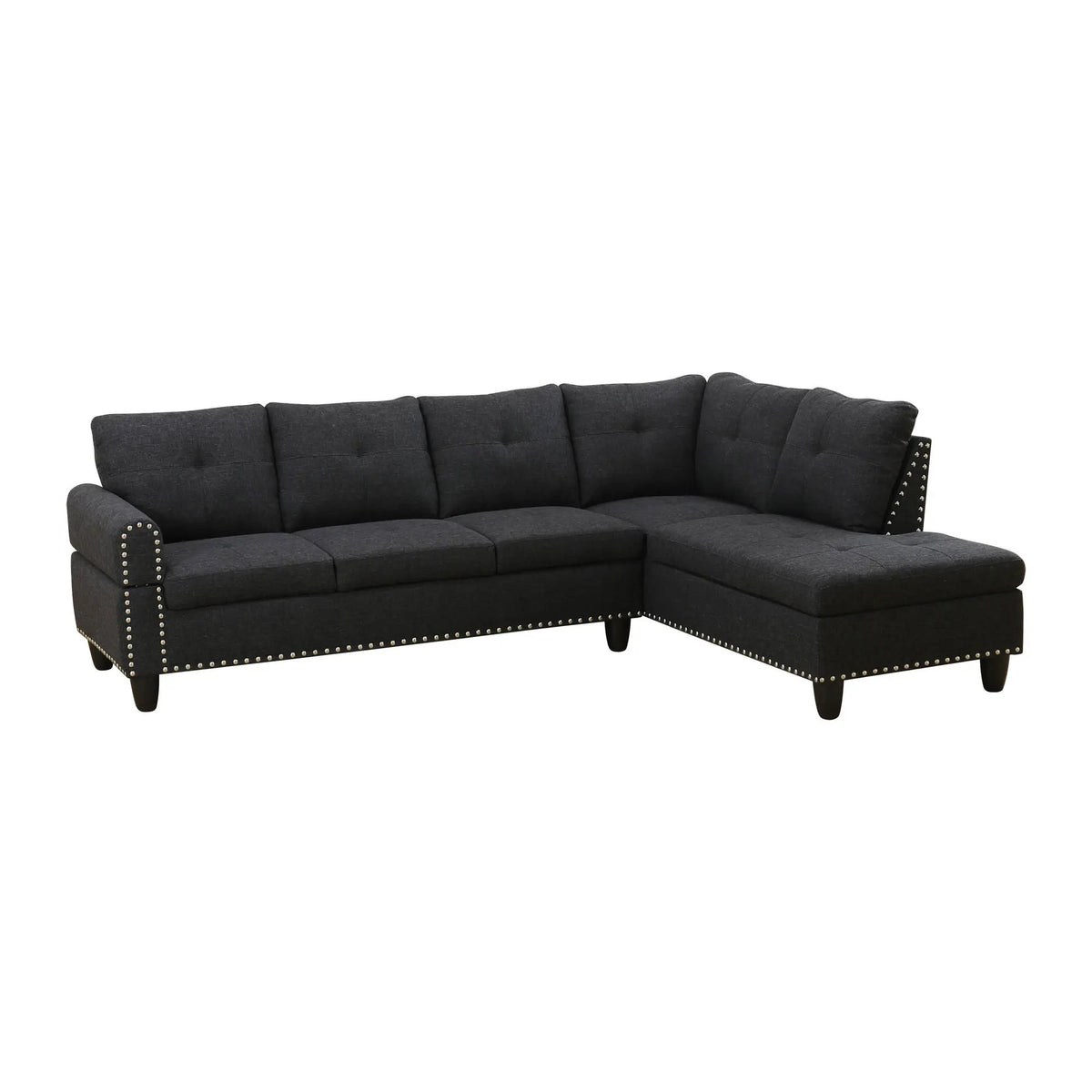 L-Shaped Sectional Sofa - 69.5" x 97.5" by HouseOfZazla
