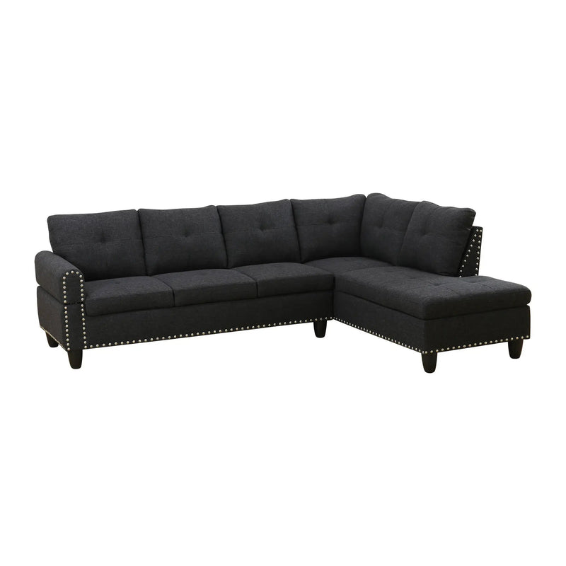 L-Shaped Sectional Sofa - 69.5" x 97.5" by HouseOfZazla