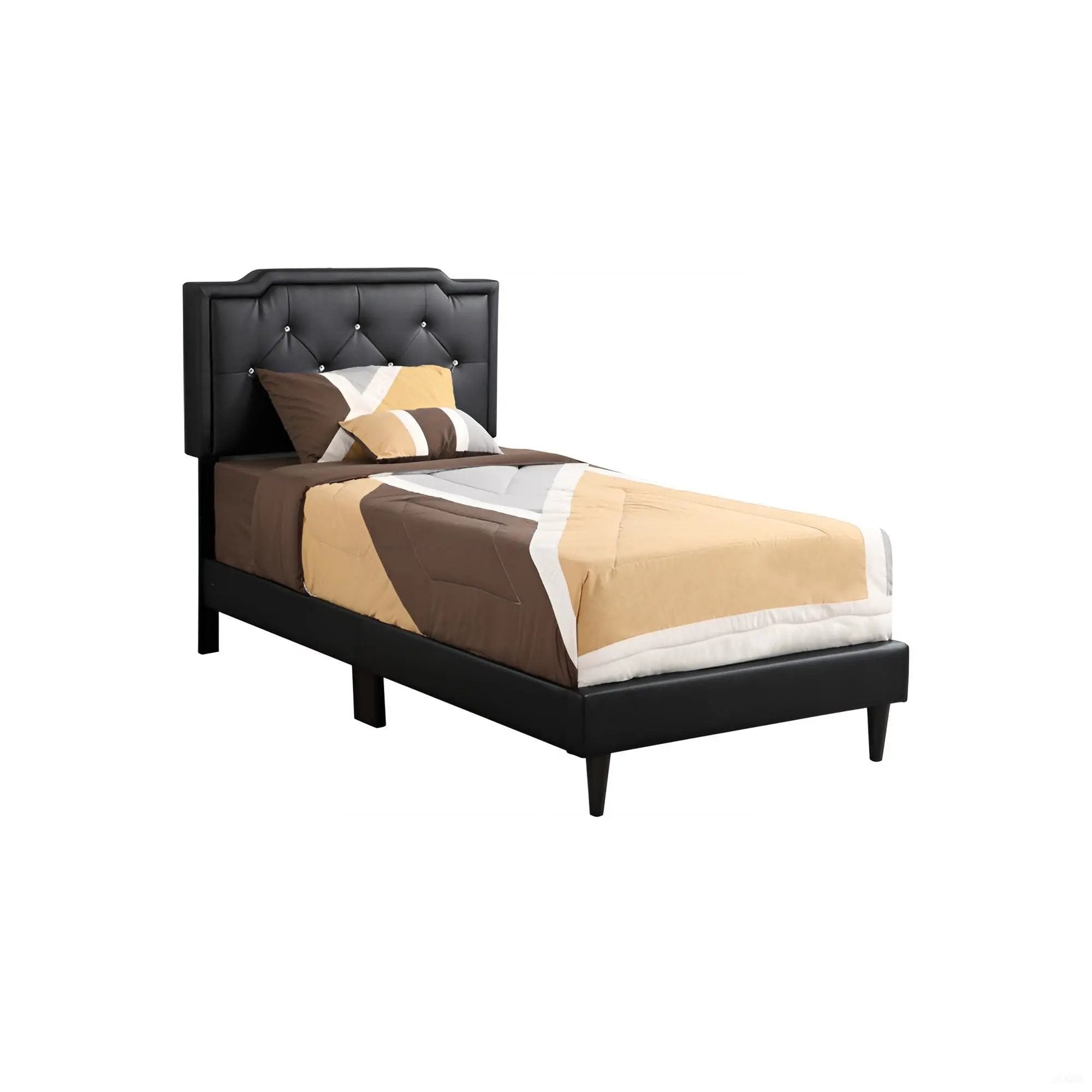 Button Tufted Bed Charming For Cozy Spaces by Unique Piece Furniture