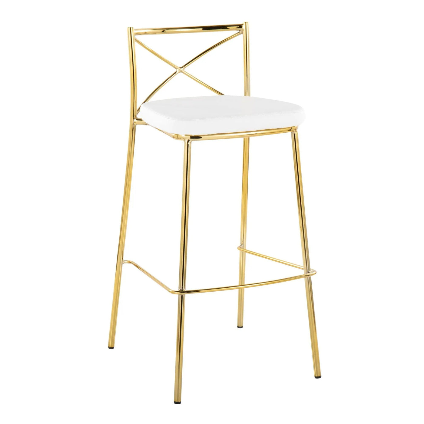 Modern Charlotte - Contemporary Fixed Height Barstool (Set of 2) by HouseOfZazla