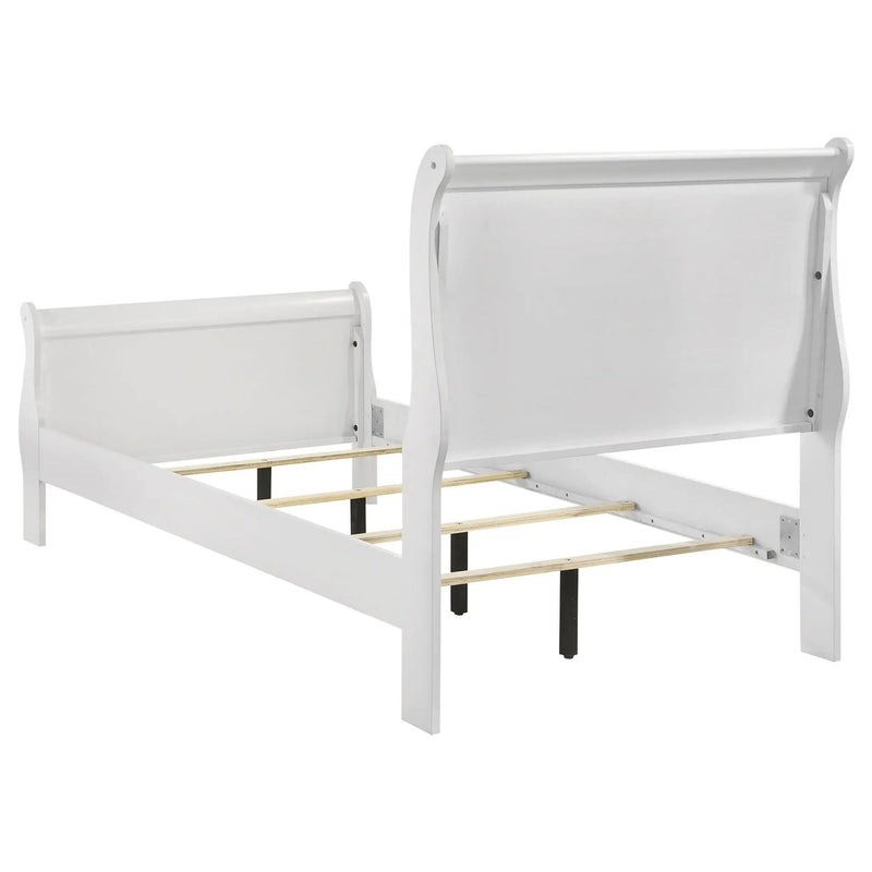 Louis Philippe 5-piece Twin Bedroom Set White by Unique Piece Furniture