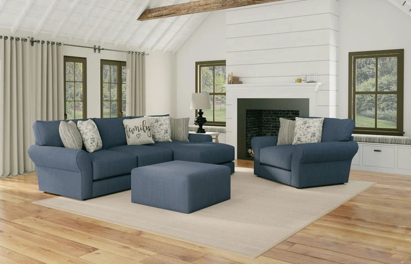 Cape May - Cocktail Ottoman - Denim by Unique Piece Furniture