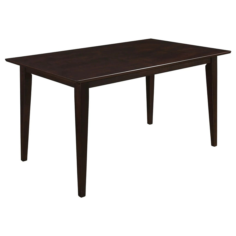 Gabriel Rectangular 59-inch Wood Dining Table Cappuccino by Unique Piece Furniture