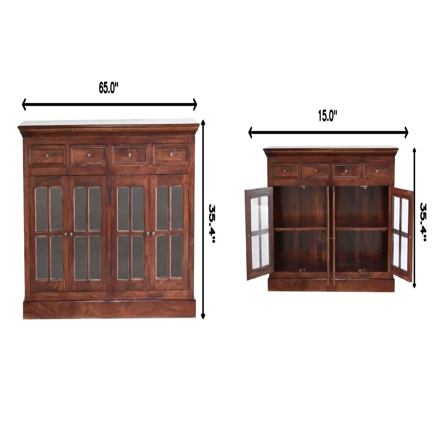 Large Glazed Sideboard by HouseOfZazla