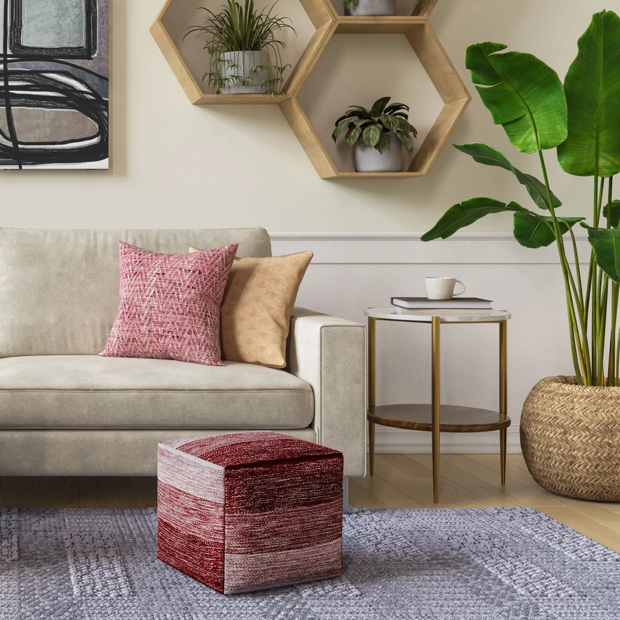 Wagner - Round Marble & Wood Table by Unique Piece Furniture