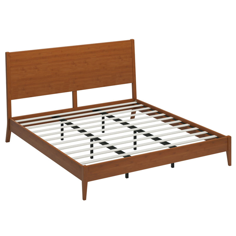 Modern Sled Platform Bed Frame With Slats by HouseOfZazla