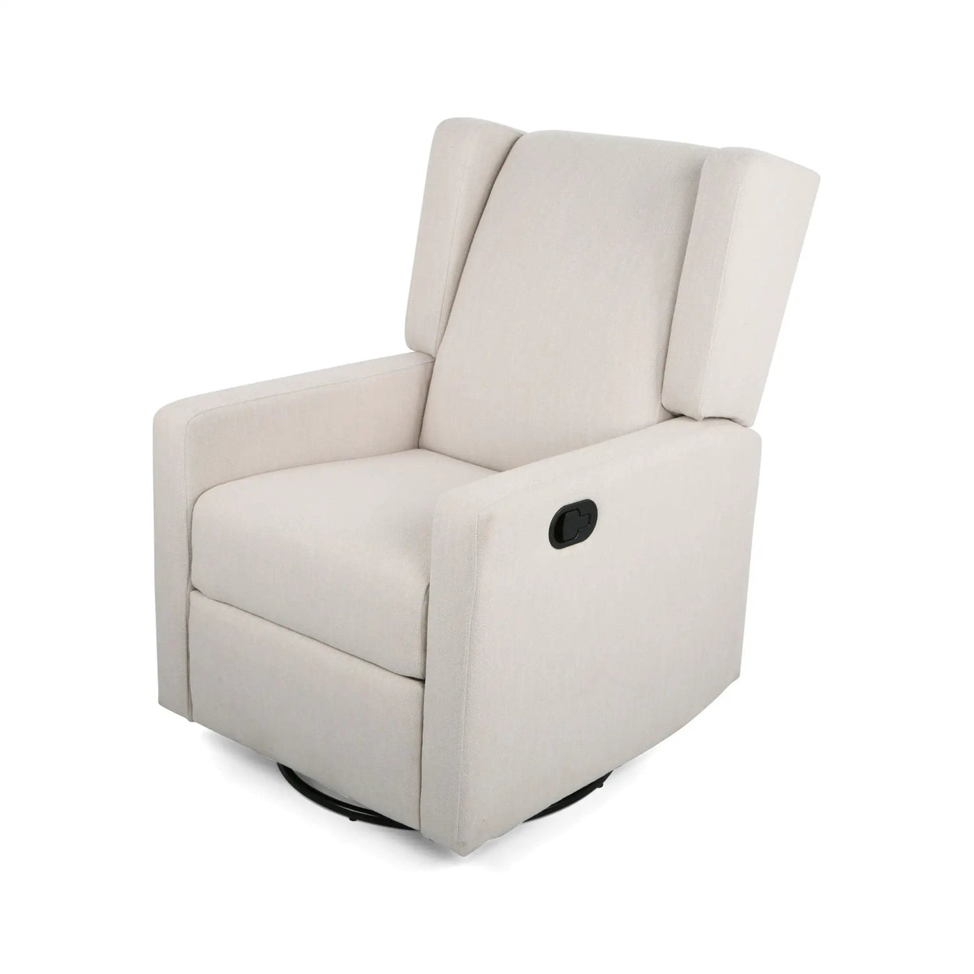 Landau Contemporary Fabric Upholstered Swivel Recliner by Unique Piece Furniture