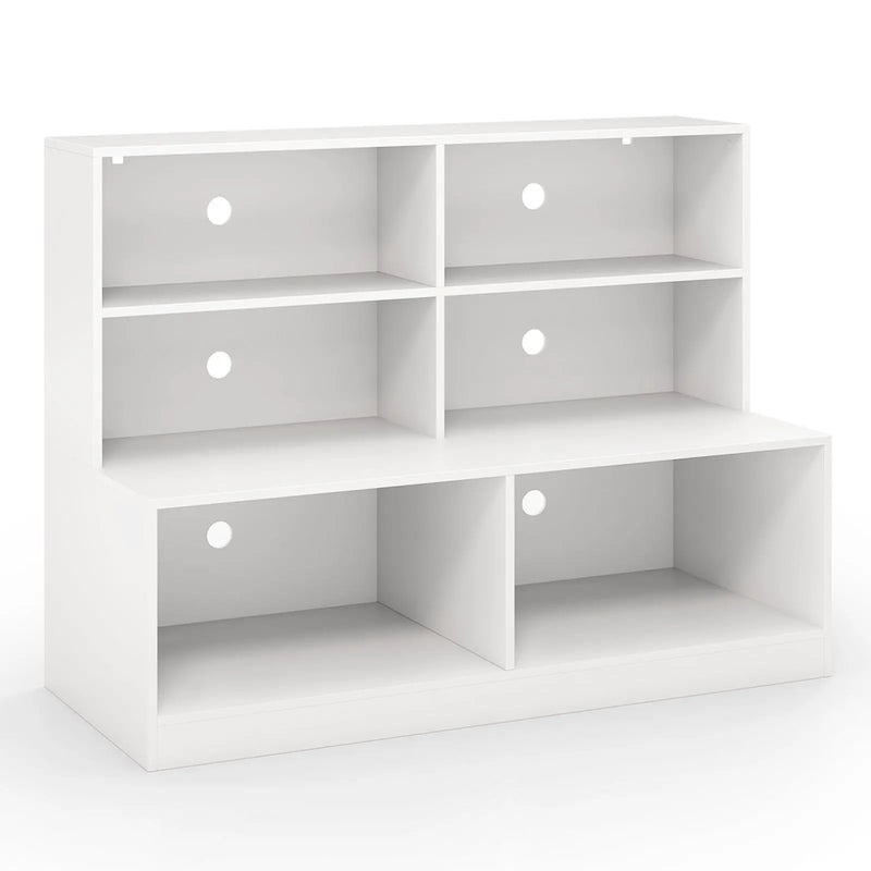 Entryway Shoe Cabinet with 2 Anti-tipping Kits-White by DirectDeals