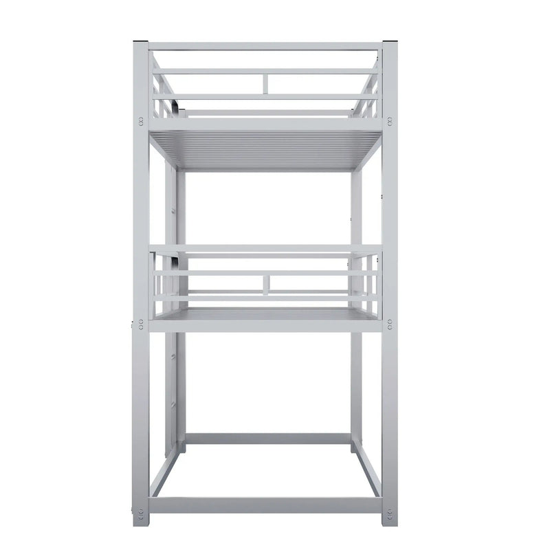 Triple Bunk Bed With Sturdy Construction And Space Saving Design by HouseOfZazla