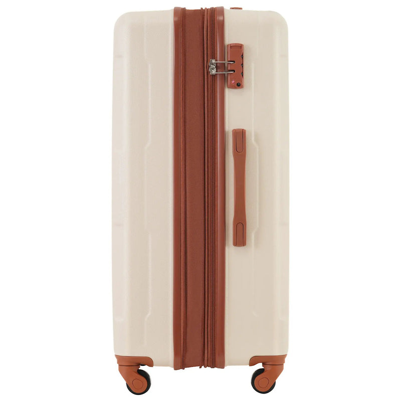 2 Piece Luggage Set With Bags Expanable Spinner Wheels ABS Lightweight Suitcase With Tsa Lock 20" / 28" by HouseOfZazla
