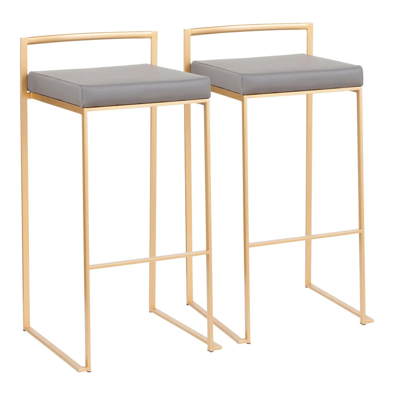 Fuji - Contemporary / Glam & Quality Construction Barstool by HouseOfZazla
