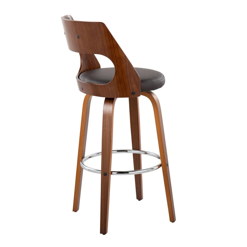 Cecina - Mid-Century Modern Barstool With Swivel (Set of 2) by Unique Piece Furniture