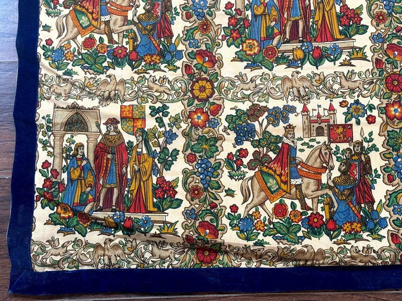 Vintage European Tapestry 4x4, Medievel Design by Jewel Rugs