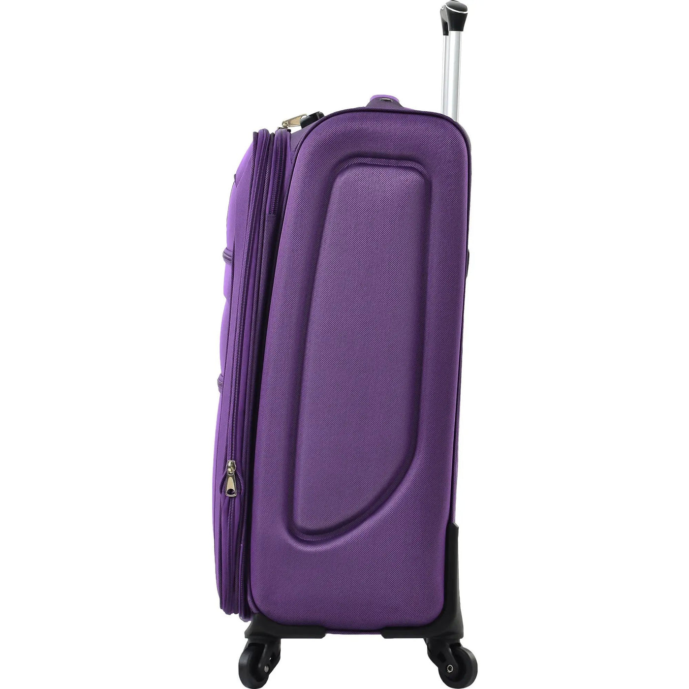 Softside Luggage Expandable 3 Piece Set Suitcase Upright Spinner Softshell Lightweight Luggage Travel Set by HouseOfZazla