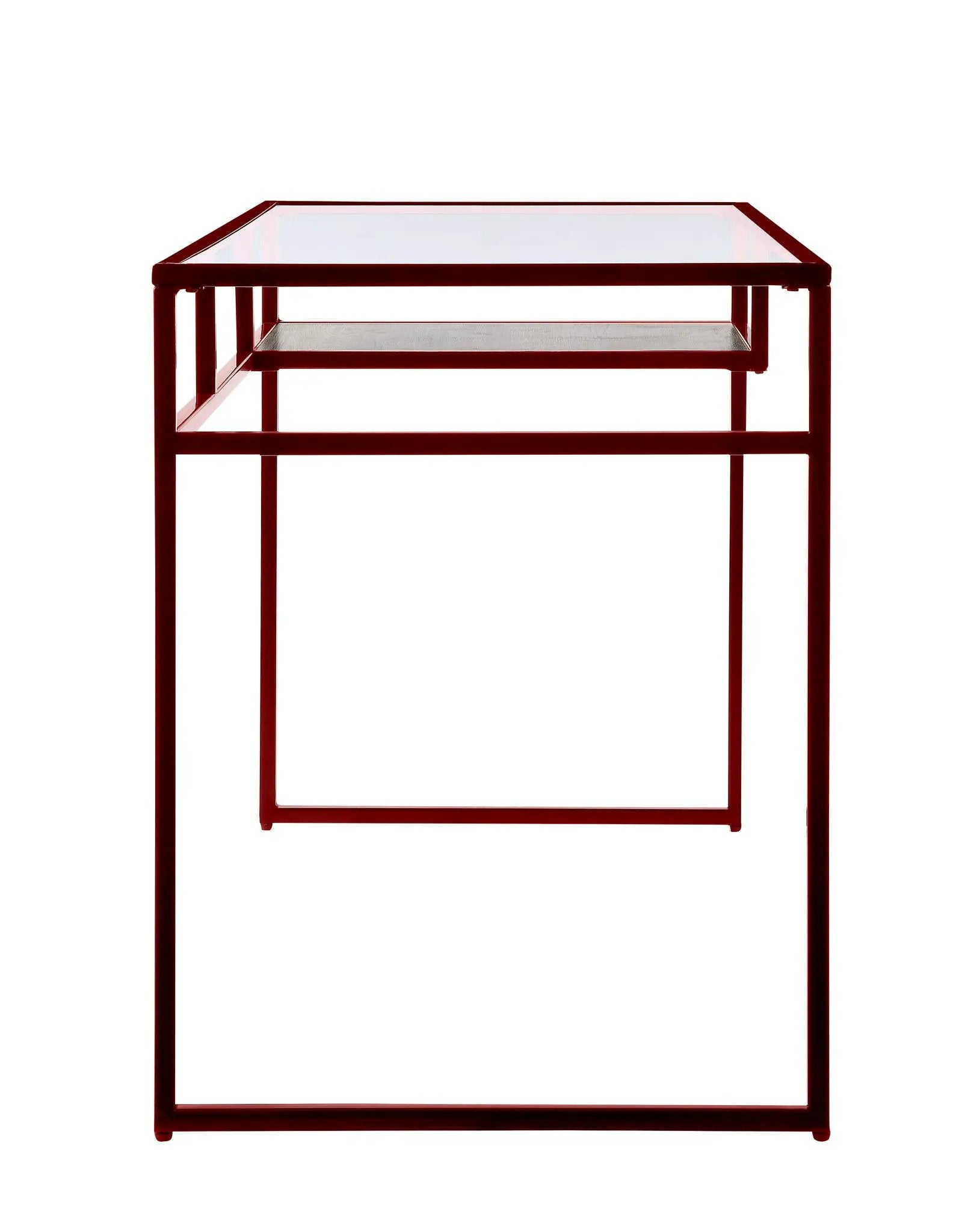 Yasin Glass Top Writing Desk by HouseOfZazla