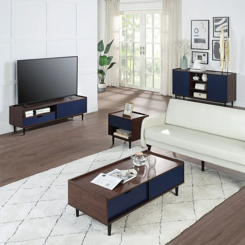 Duane - Fluted TV Stand by HouseOfZazla
