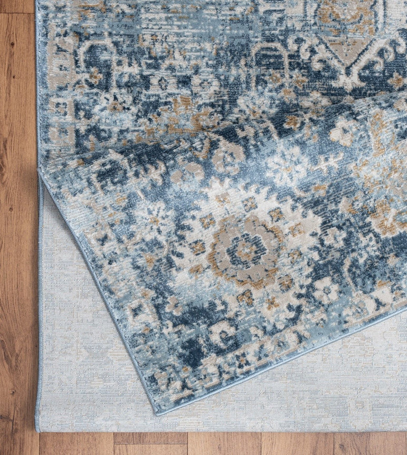 Noble - 5'3" X 7'3" Area Rug - Blue by HouseOfZazla