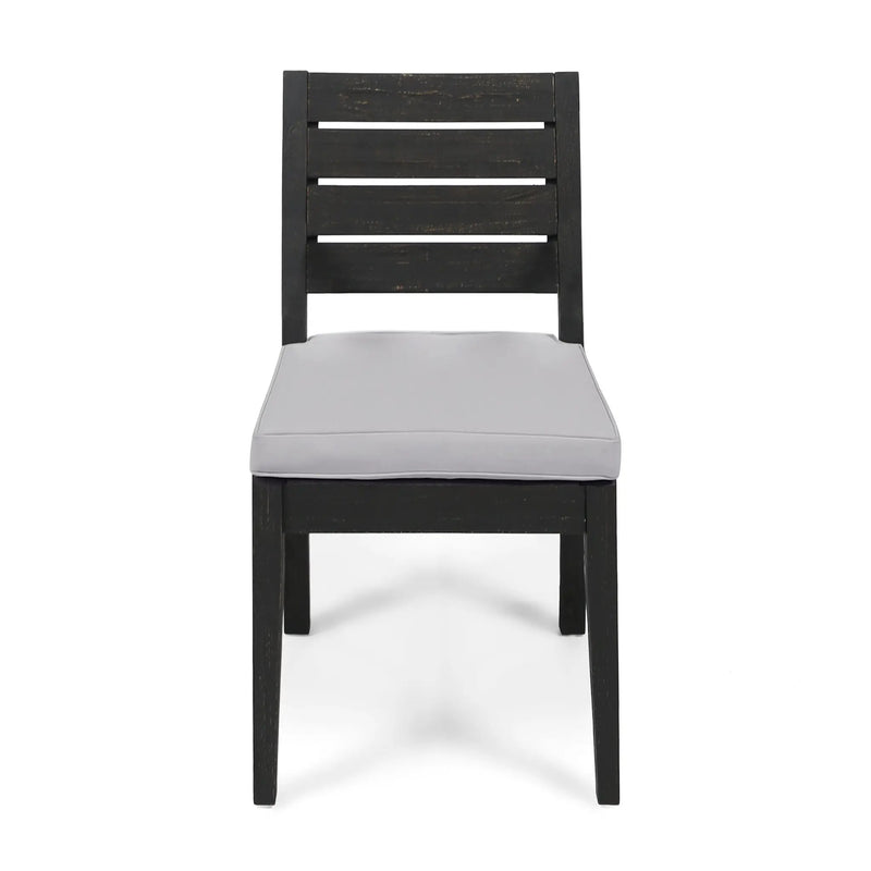 7-Piece Outdoor Dining Set with Extendable Acacia Wood Table by HouseOfZazla
