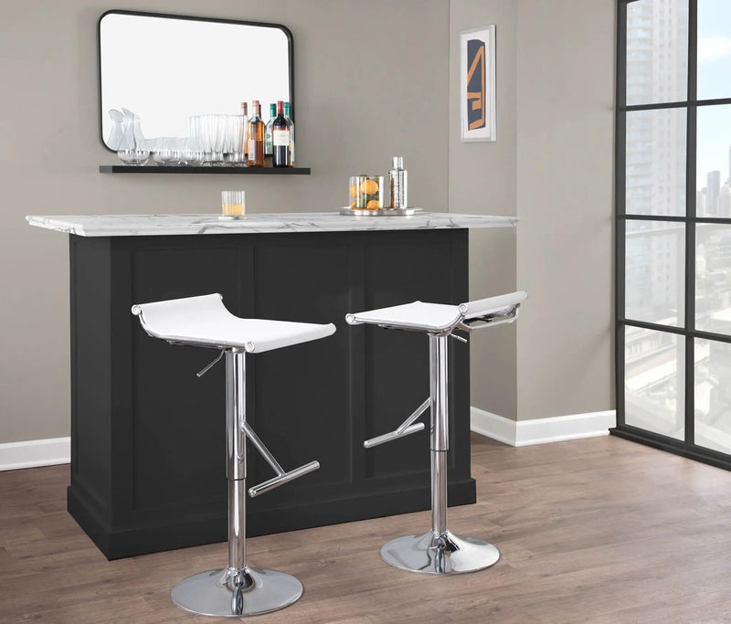 Mirage Ale - Contemporary Adjustable Bar Stool by Unique Piece Furniture