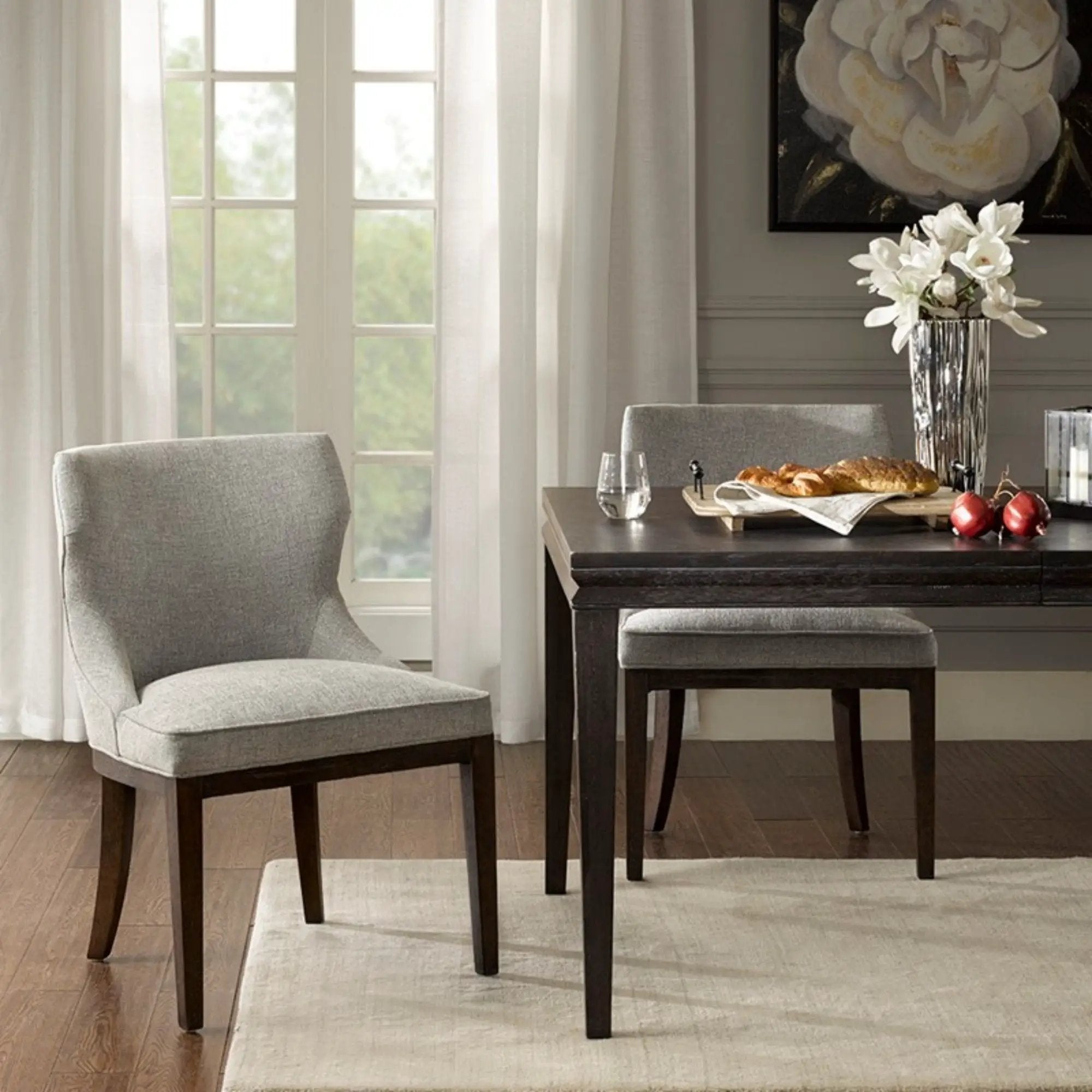 Hutton - Dining Side Chair (Set of 2) - Gray by HouseOfZazla